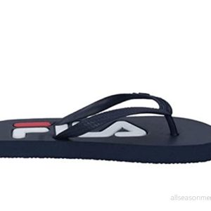FILA Troy Slipper Kids, Unisex Flip Flops, Marinblå, 32 EU 8719477612761