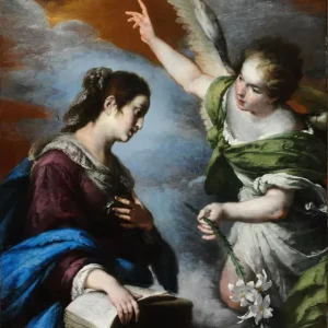 Målning L'Annonciation - Bernardo Strozzi | Konsttryck - Bild 2