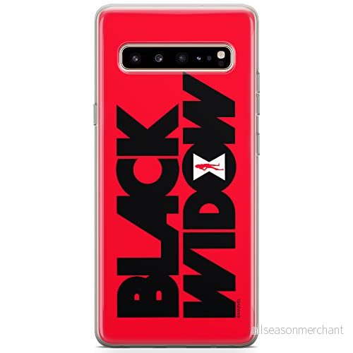 ERT GROUP Mobiltelefonskal för Samsung S10 5G original och officiellt licensierat Marvel mönster Black Widow 011 optimalt anpassat till mobiltelefonens form, TPU fodral 5904805500350