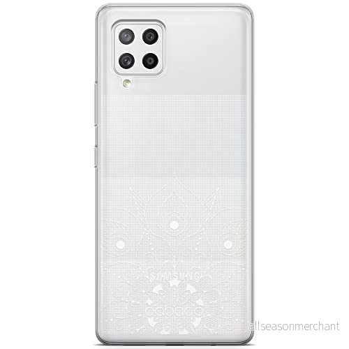 ERT GROUP mobiltelefonfodral för Samsung A42 5G originalt och officiellt licensierat Babaco mönster Mandalas 008 Vit optimalt anpassad till formen på mobiltelefonen, gedeeltelijk transparant 5904805852121