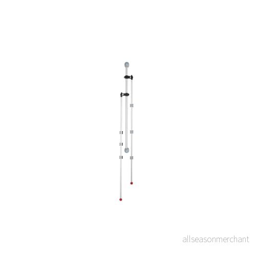 Maul Vägg Plan Hållare Vägg, 2 Ställbara Svängarmar 132 cm/Din A0, inklusive 6 Magnetclips, Aluminium, Svart/Grå 4002390022927