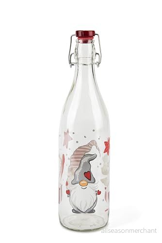 Excelsa Gnom glasflaska, kapacitet 1 L, höjd 32,5 Cm. 8004976675639
