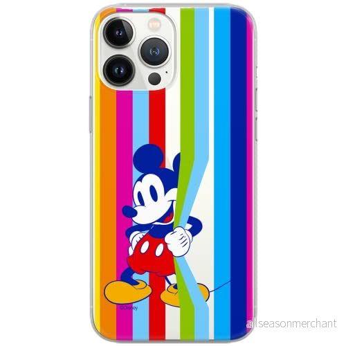 ERT GROUP mobiltelefonfodral för Huawei P30 originalt och officiellt licensierat Disney mönster Mickey 026 Vit optimalt anpassad till formen på mobiltelefonen, gedeeltelijk transparant 5903040615843