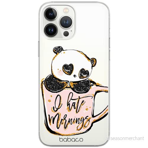 ERT GROUP mobiltelefonfodral för Xiaomi 11 LITE 4G/5G originalt och officiellt licensierat Babaco mönster Panda 005, gedeeltelijk transparant 5904805417542