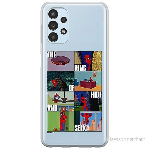 ERT GROUP mobiltelefonfodral för Samsung A13 4G originalt och officiellt licensierat Marvel mönster Spider Man 031 optimalt anpassad till formen på mobiltelefonen, gedeeltelijk transparant 5905795007751