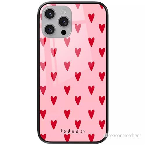 ERT GROUP mobiltelefonfodral för Apple Iphone 13 MINI originalt och officiellt licensierat Babaco mönster Hearts 004 tillverkad av härdat glas, skyddsfodral 5904805875700