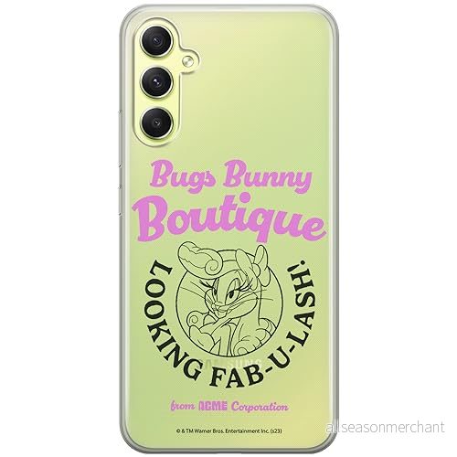 ERT GROUP mobiltelefonfodral för Samsung A34 5G originalt och officiellt licensierat Looney Tunes mönster Lola 011 optimalt anpassad till formen på mobiltelefonen, gedeeltelijk transparant 5905795075767