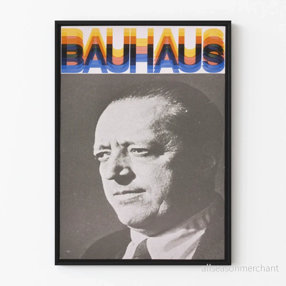 Väggposter Art Bauhaus Porträtt Grafisk