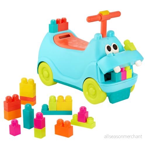 B. ride on Toy 26 byggblock STEM Play Set Active Toys för småbarn, barn 12 månader + lokalisering flodhäst med block 62243450424