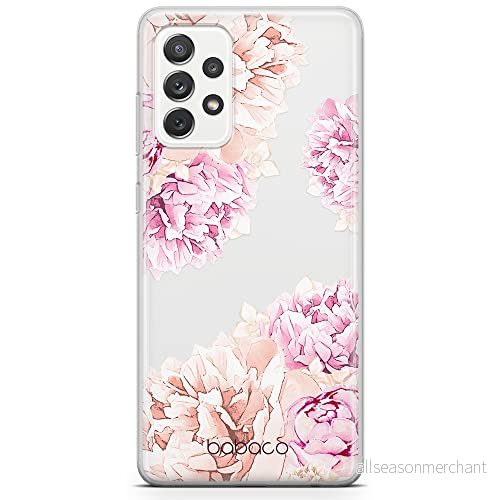 ERT GROUP mobiltelefonfodral för Samsung A52 5G / LTE 4G A52S originalt och officiellt licensierat Babaco mönster Flowers 001 anpassad till formen på mobiltelefonen, gedeeltelijk transparant 5903040062241