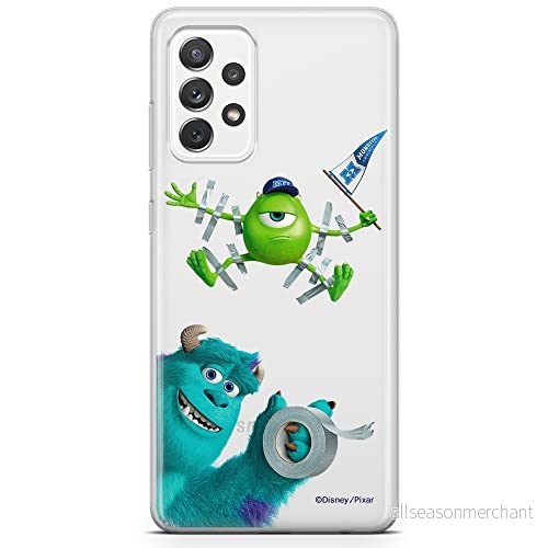 ERT GROUP mobiltelefonfodral för Samsung A73 5G originalt och officiellt licensierat Disney mönster Monsters 001 optimalt anpassad till formen på mobiltelefonen, gedeeltelijk transparant 5904805521201