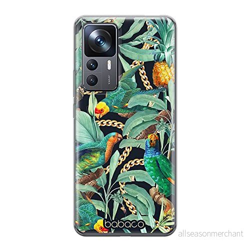 ERT GROUP mobiltelefonfodral för Xiaomi 12T/12T pro/K50 Ultra originalt och officiellt licensierat Babaco mönster Flowers 058 anpassad till formen på mobiltelefonen, fodral tillverkad av TPU plast 5905511586195