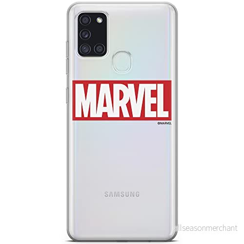 ERT GROUP mobiltelefonfodral för Samsung A21s originalt och officiellt licensierat Marvel mönster 006 optimalt anpassad till formen på mobiltelefonen, gedeeltelijk transparant 5903040257807
