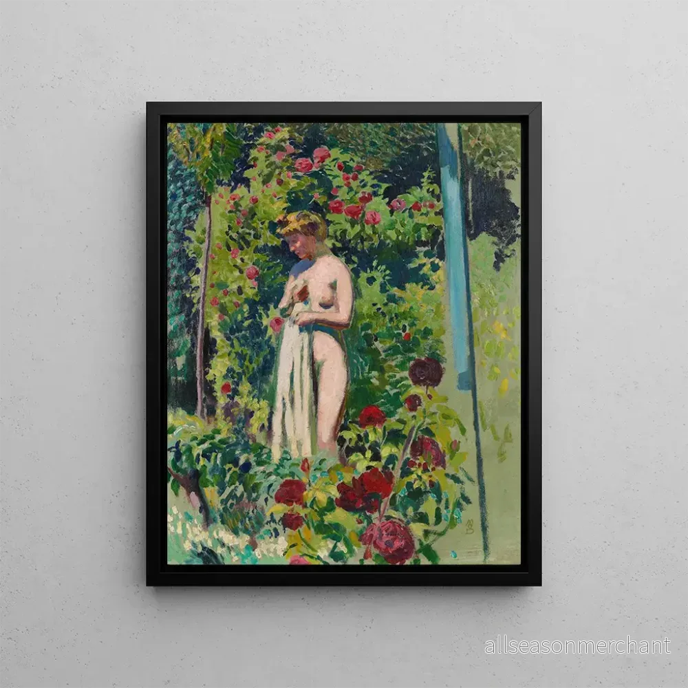 Målning Nymphe aux fleurs – Maurice Denis | Konsttryck Målning Nymphe aux fleurs – Maurice Denis | Konsttryck