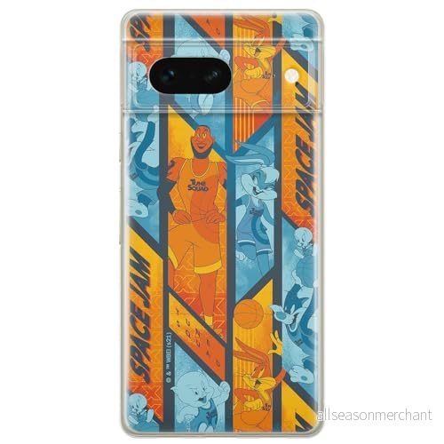 ERT GROUP mobiltelefonfodral för Google PIXEL 7 originalt och officiellt licensierat Looney Tunes mönster Space Jam 005 optimalt anpassad till formen på mobiltelefonen, fodral tillverkad av TPU plast 5905795152659