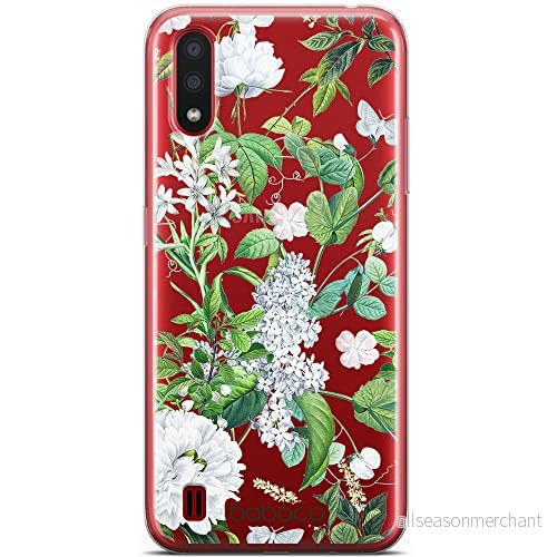 ERT GROUP mobiltelefonfodral för Samsung A01 originalt och officiellt licensierat Babaco mönster Flowers 038 optimalt anpassad till formen på mobiltelefonen, gedeeltelijk transparant 5905131300652