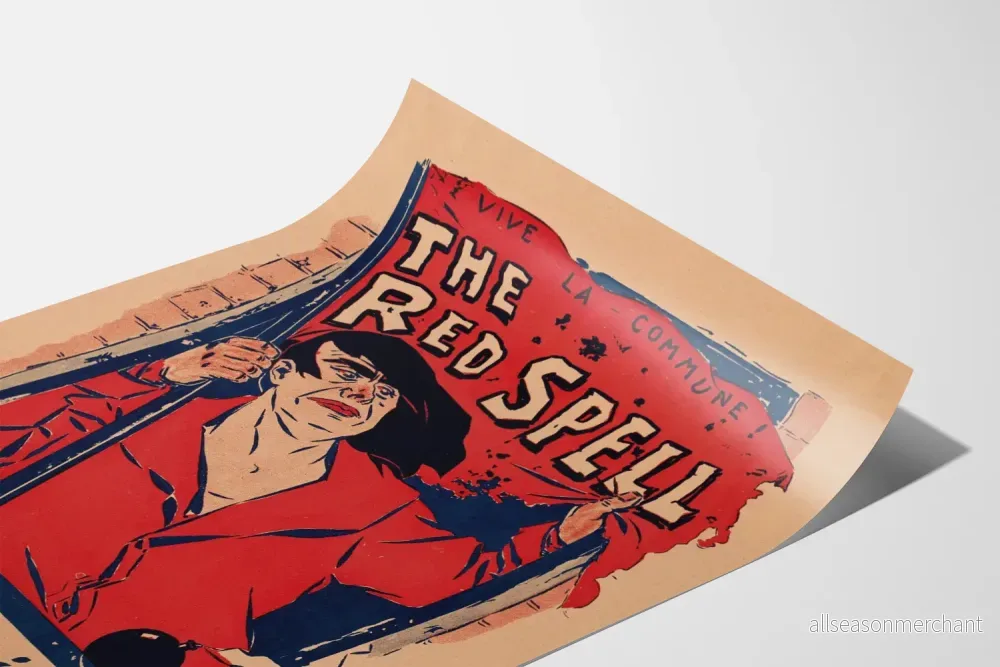 Vintageposter The Red Spell av Francis Gribble