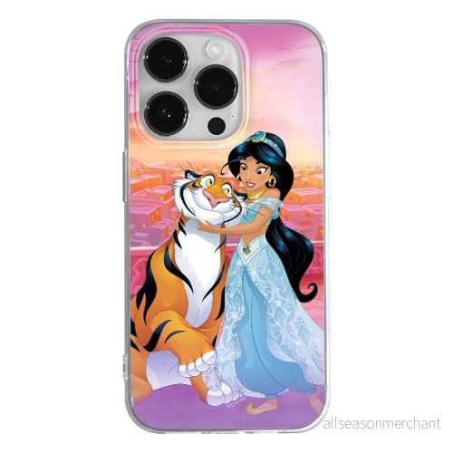 ERT GROUP mobiltelefonfodral för Apple Iphone 14 PRO MAX originalt och officiellt licensierat Disney mönster Jasmine and Rajah 001, fodral tillverkad av TPU plast 5905131940452
