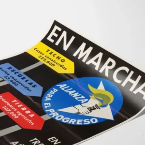 Väggposter 'Alianza para el Progreso' - Retroposter för sociala framsteg - Bild 3