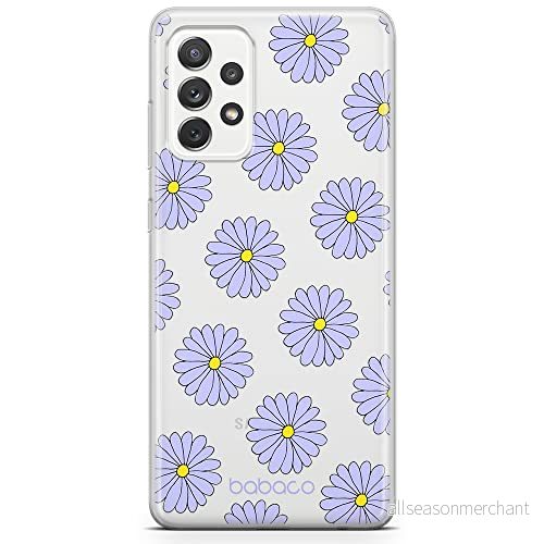 ERT GROUP mobiltelefonfodral för Samsung A52 5G / LTE 4G A52S originalt och officiellt licensierat Babaco mönster Flowers 021 anpassad till formen på mobiltelefonen, gedeeltelijk transparant 5903932648034
