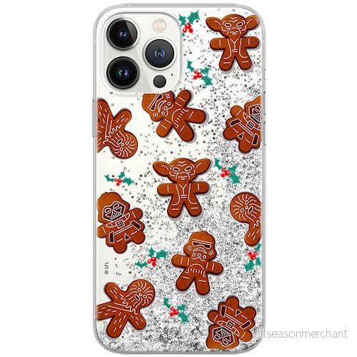 ERT GROUP mobiltelefonfodral för Apple Iphone 14 originalt och officiellt licensierat Star Wars mönster Gwiezdne Wojny 049 optimalt anpassad till formen på mobiltelefonen, med glitter overflow effekt 5905511590901