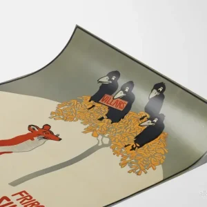 Vintageposter Chocolat de Villars väggdekoration - Bild 3