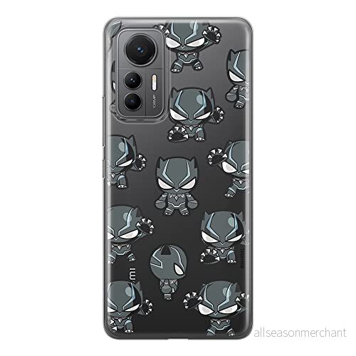 ERT GROUP mobiltelefonfodral för Xiaomi 12 LITE originalt och officiellt licensierat Marvel mönster Black Panther 016 optimalt anpassad till formen på mobiltelefonen, gedeeltelijk transparant 5905511509408