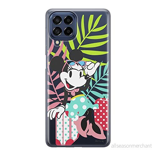 ERT GROUP mobiltelefonfodral för Samsung M33 5G originalt och officiellt licensierat Disney mönster Minnie 029 optimalt anpassad till formen på mobiltelefonen, gedeeltelijk transparant 5905511340339
