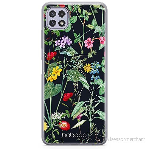 ERT GROUP mobiltelefonfodral för Samsung A22 5G originalt och officiellt licensierat Babaco mönster Flowers 041 optimalt anpassad till formen på mobiltelefonen, fodral tillverkad av TPU plast 5905131313409