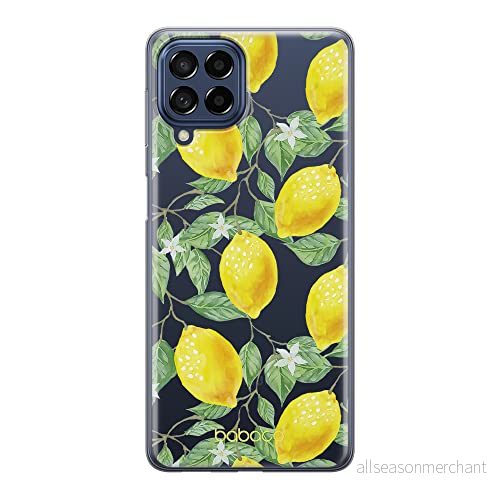ERT GROUP mobiltelefonfodral för Samsung M53 5G originalt och officiellt licensierat Babaco mönster Fruits 002 optimalt anpassad till formen på mobiltelefonen, gedeeltelijk transparant 5905511379438