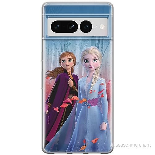 ERT GROUP mobiltelefonfodral för Google PIXEL 7 PRO originalt och officiellt licensierat Disney mönster Frozen 008 optimalt anpassad till formen på mobiltelefonen, fodral tillverkad av TPU plast 5905795178918