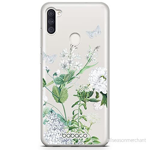 ERT GROUP mobiltelefonfodral för Samsung A11 / M11 originalt och officiellt licensierat Babaco mönster Flowers 033 optimalt anpassad till formen på mobiltelefonen, gedeeltelijk transparant 5905131287472