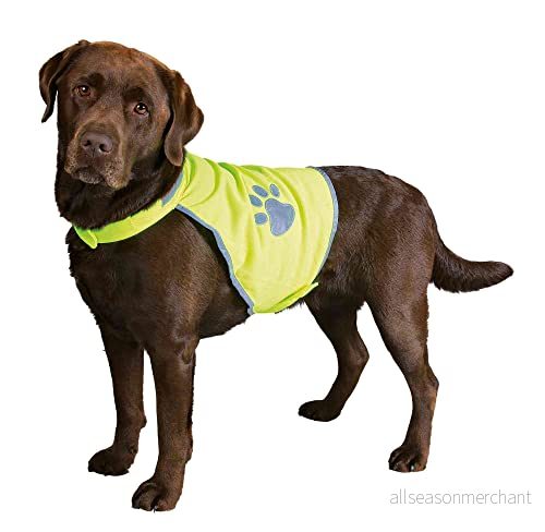 TRIXIE Säkerhetsväst för hundar, neongul, M 4011905300825