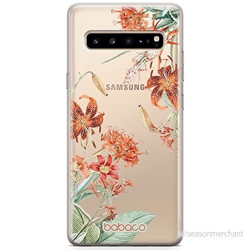 ERT GROUP mobiltelefonfodral för Samsung S10 5G originalt och officiellt licensierat Babaco mönster Flowers 057 optimalt anpassad till formen på mobiltelefonen, gedeeltelijk transparant 5905131363879