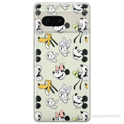 ERT GROUP mobiltelefonfodral för Google PIXEL 7 originalt och officiellt licensierat Disney mönster Friends 005 optimalt anpassad till formen på mobiltelefonen, gedeeltelijk transparant 5905795153977