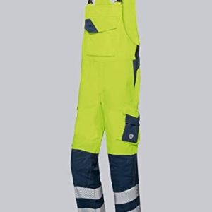 BP 2237-590-6614-41/42s byxbyxor för män, stretchbyxor med klämmor, 48,5% modakryl/34% bomull/17% polyamid/0,5% övriga fibrer, krigel/nattblå, 41/42S storlek 4055301767844