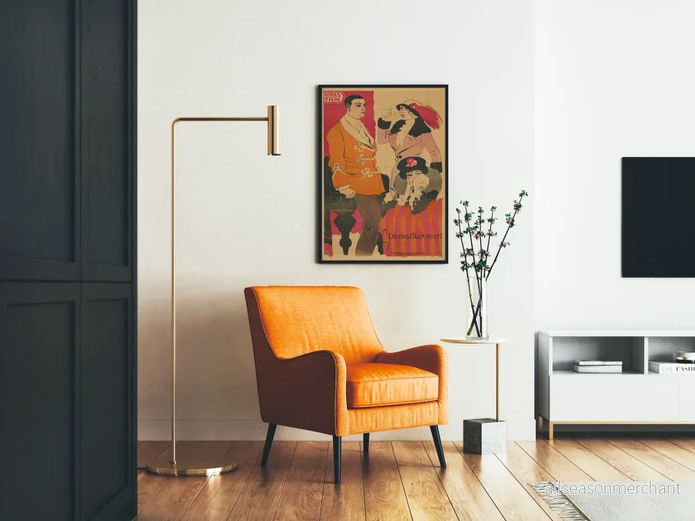 Vintageposter Die das Glück narrt - Gammal väggdekoration - Bild 2