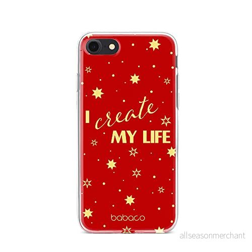 ERT GROUP mobiltelefonfodral för Apple Iphone 7/8/ SE 2/ 3 originalt och officiellt licensierat Babaco mönster Positive vibes 006, fodral tillverkad av TPU plast 5903932965957