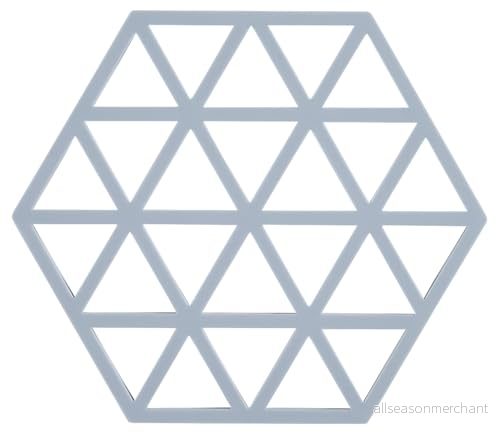Zone Denmark Trivet Triangles Sky 16 x 14 cm 5708760679867