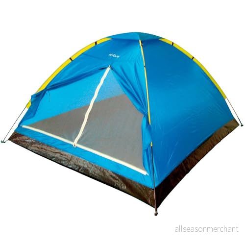 AKTIVE 52551 kupoltält för 4 personer Camping 210 x 240 130 cm 8412842525511