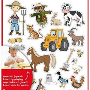 APLI Kids 11431 Gomets med La Granja tema 3 ark 8410782114314 APLI Kids 11431 Gomets med La Granja tema 3 ark 8410782114314