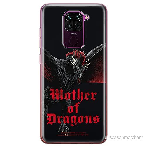 ERT GROUP mobiltelefonfodral för Xiaomi REDMI NOTE 9 originalt och officiellt licensierat Game od Thrones mönster of 002, fodral tillverkad av TPU plast 5903932663969