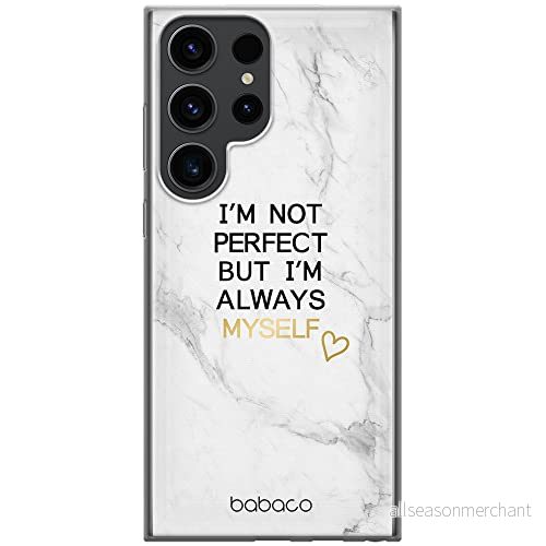 ERT GROUP mobiltelefonfodral för Samsung S23 ULTRA originalt och officiellt licensierat Babaco mönster Positive vibes 005 anpassad till formen på mobiltelefonen, fodral tillverkad av TPU plast 5905511468552